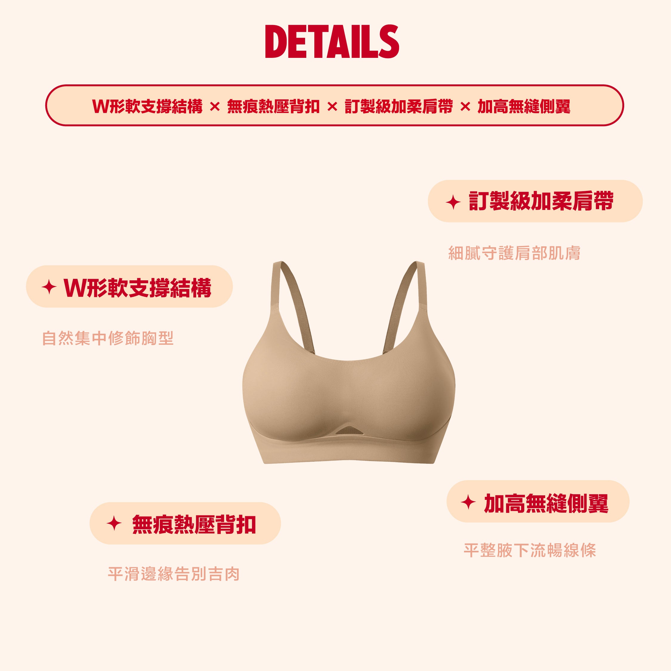 Skin - W Support Bra