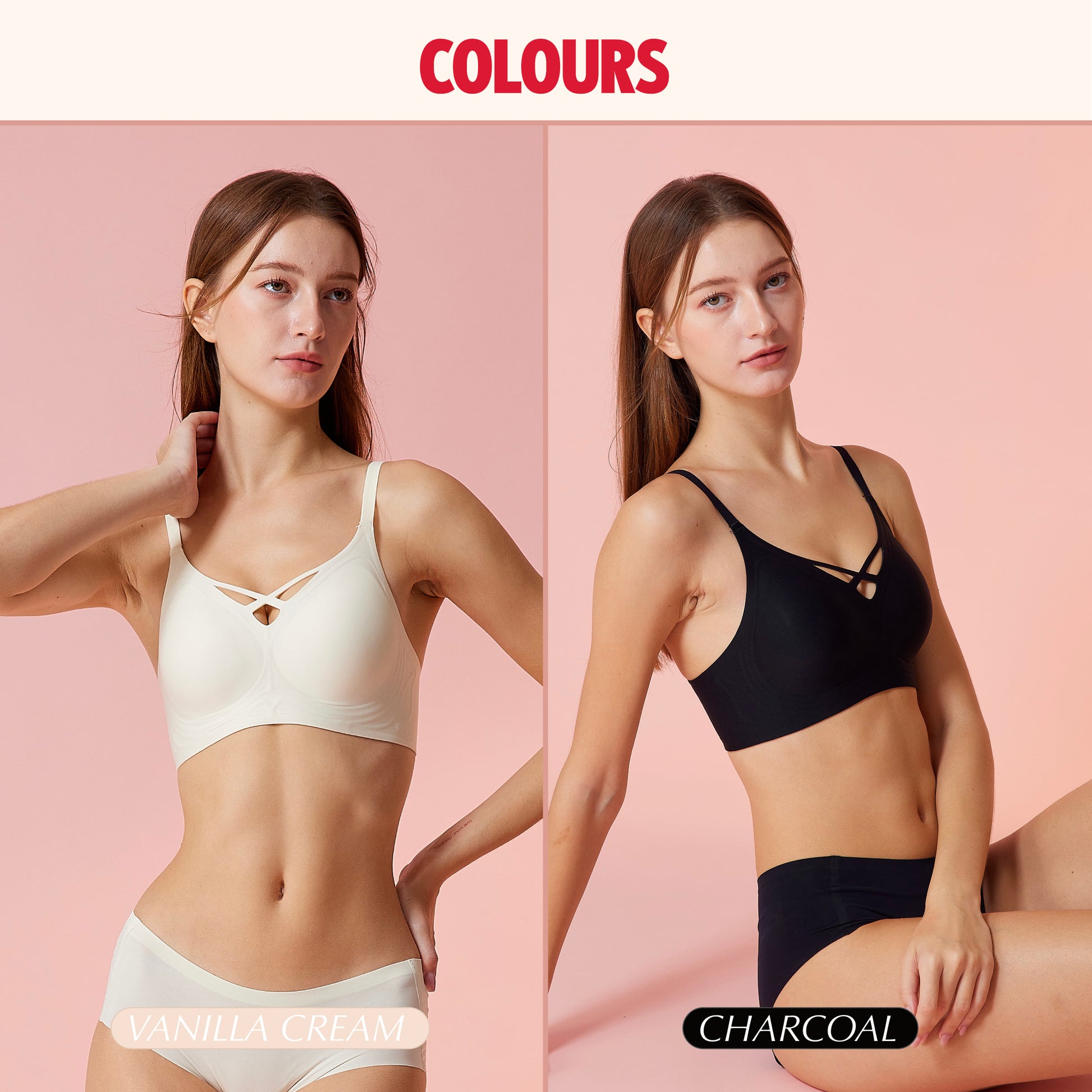 Daily Chill Bra - Girly 雲感日常內衣 - 甜心款