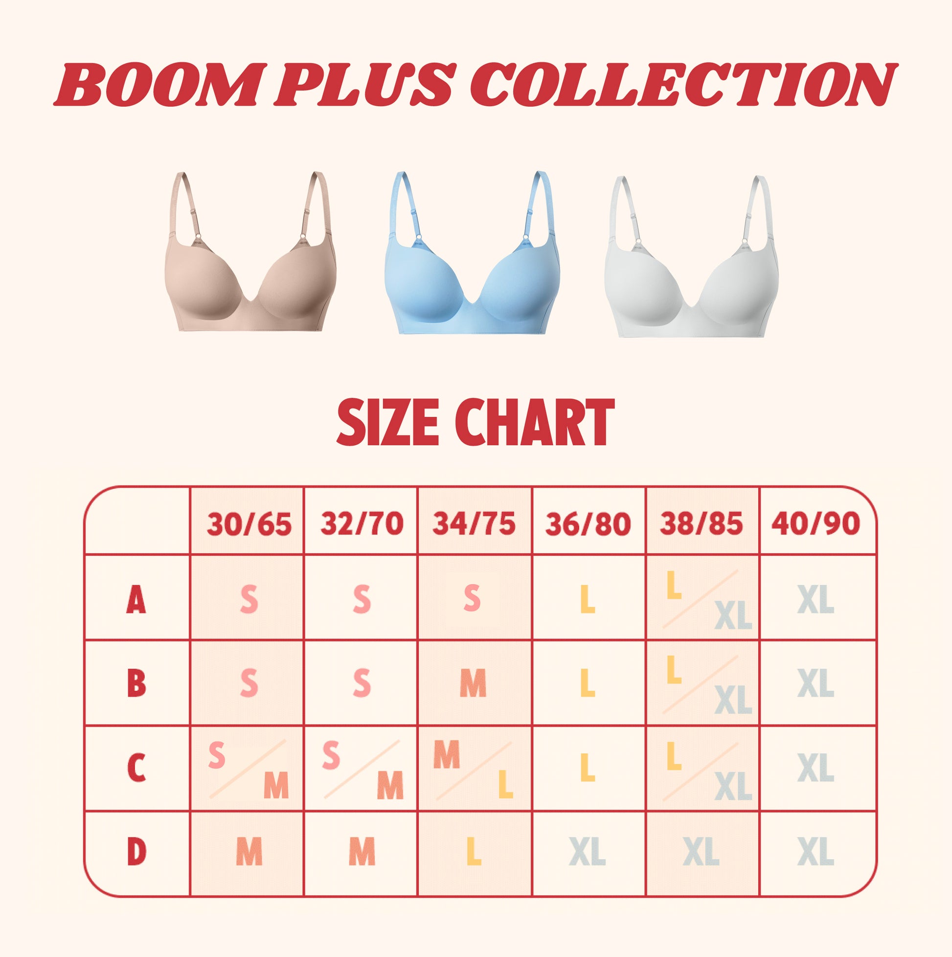 Boom Push Up Bra 美胸集中內衣