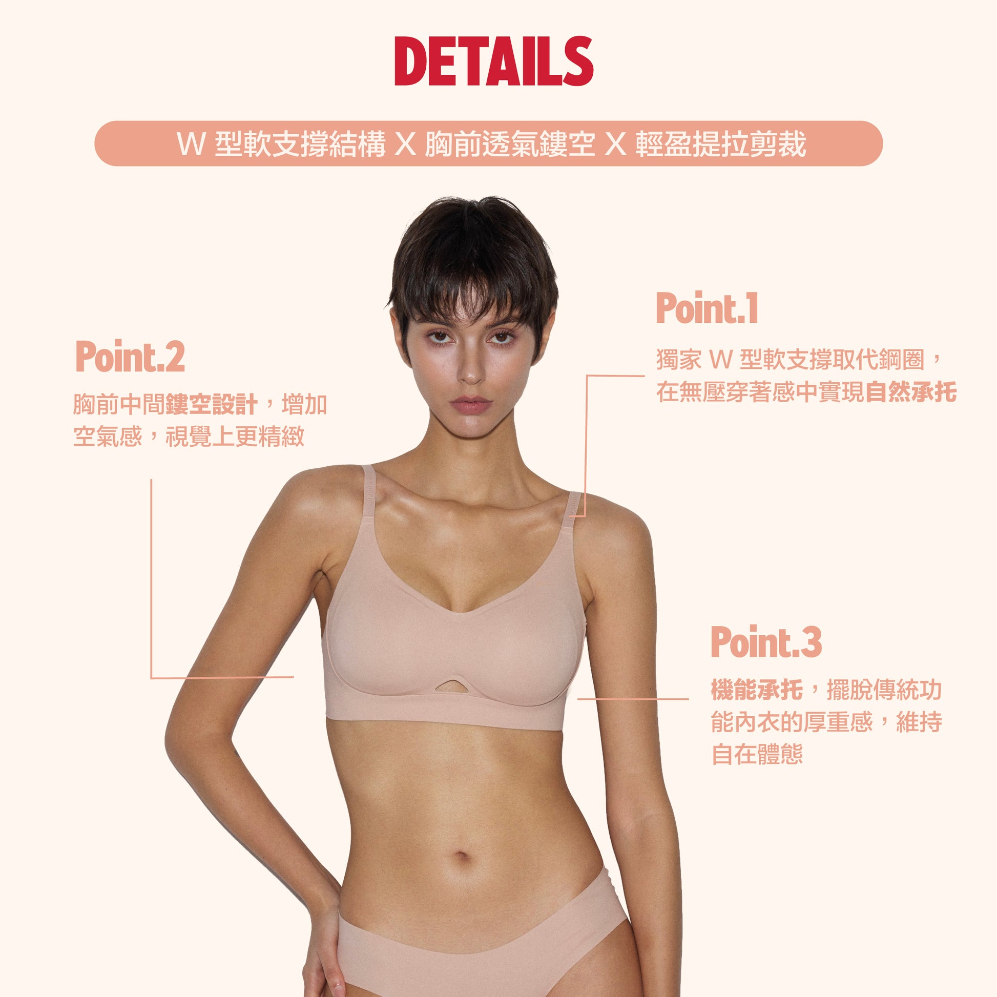 【官網限時85折】Skin - W Support Bra